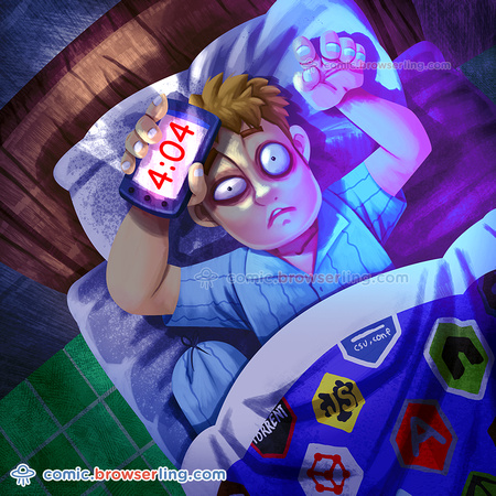 Sleep - Web developer comic