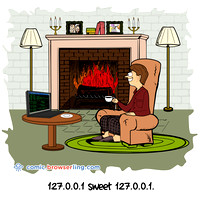 Sweet Home - Web developer comic