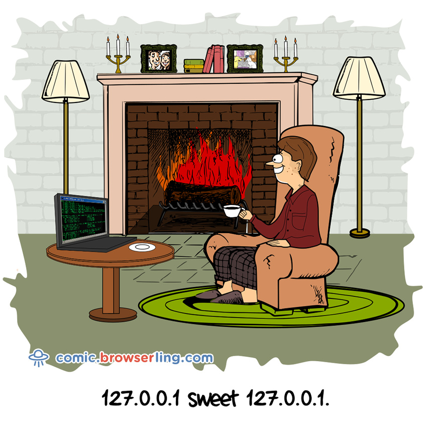 Sweet Home - Web developer comic