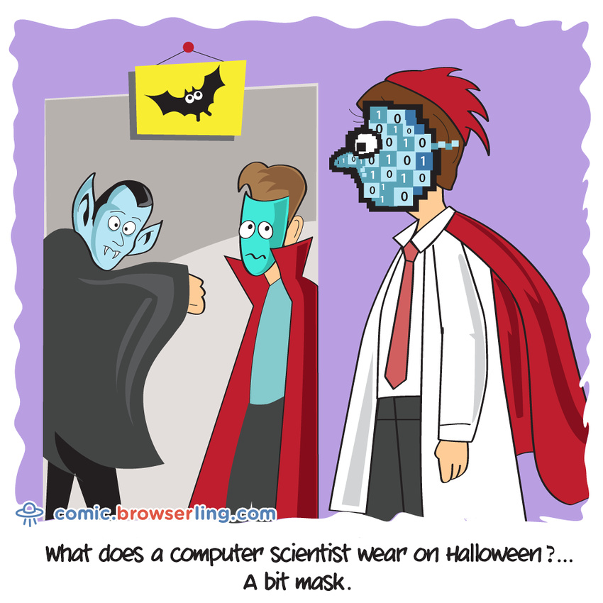 Halloween - Web developer comic