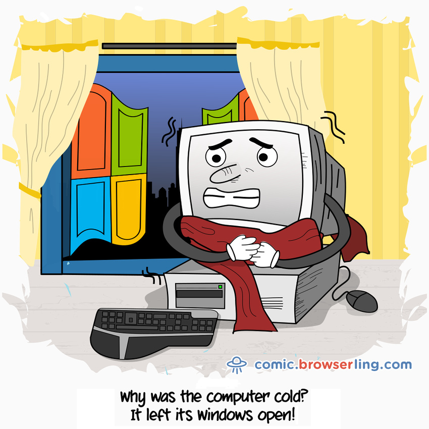 Coldness - Web developer comic