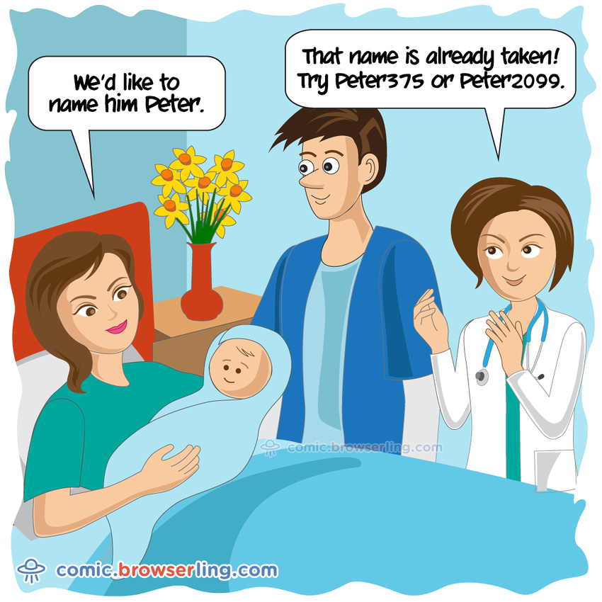 Baby - Web developer comic