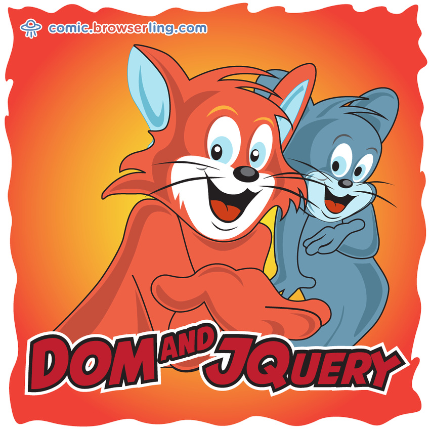 DOM and jQuery - Web developer comic