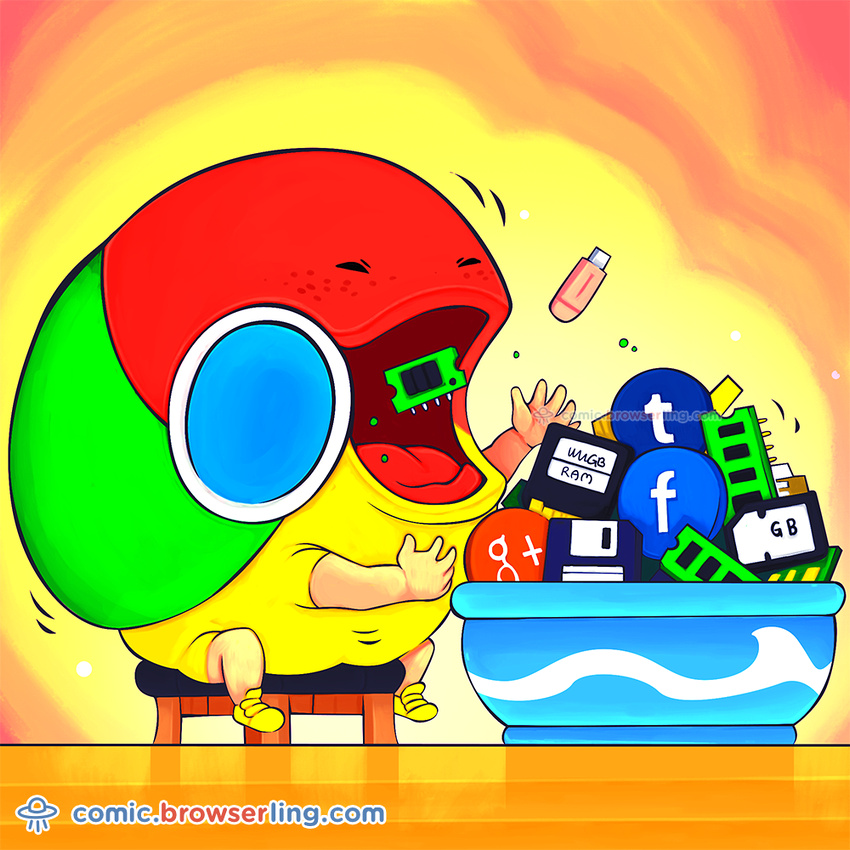 Chrome - Web developer comic