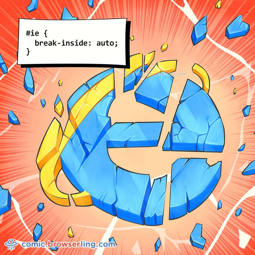 Internet Explorer - Web developer comic