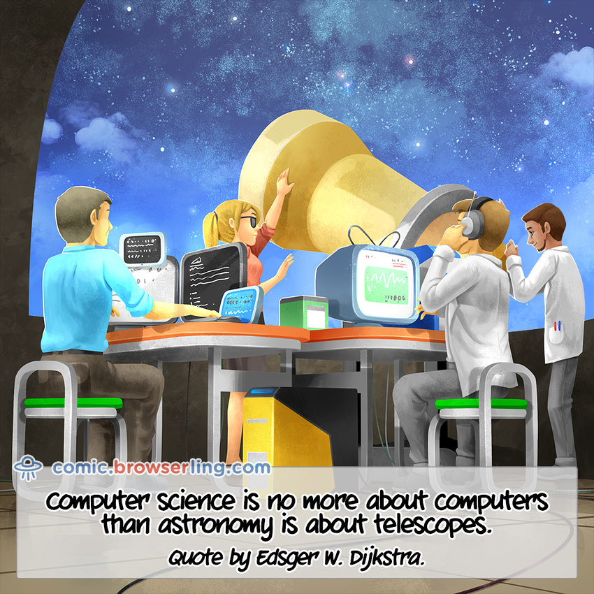 Astronomy - Web developer comic