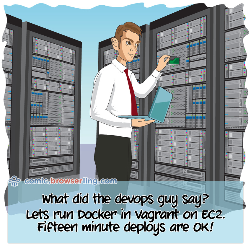 Devops Guy - Web developer comic