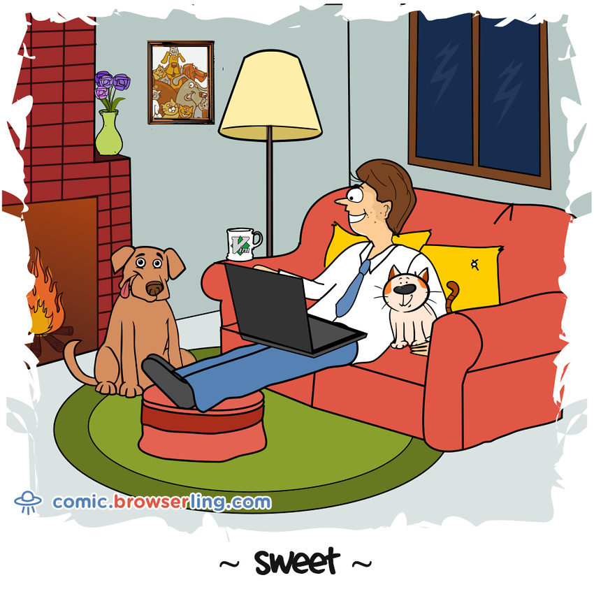 Home Sweet Home - Web developer comic